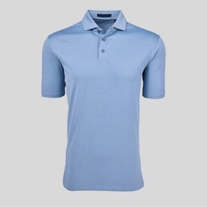 Greyson Omaha Short Sleeve Pique Polo, Bonneville Blue- Men’s Large NWOT